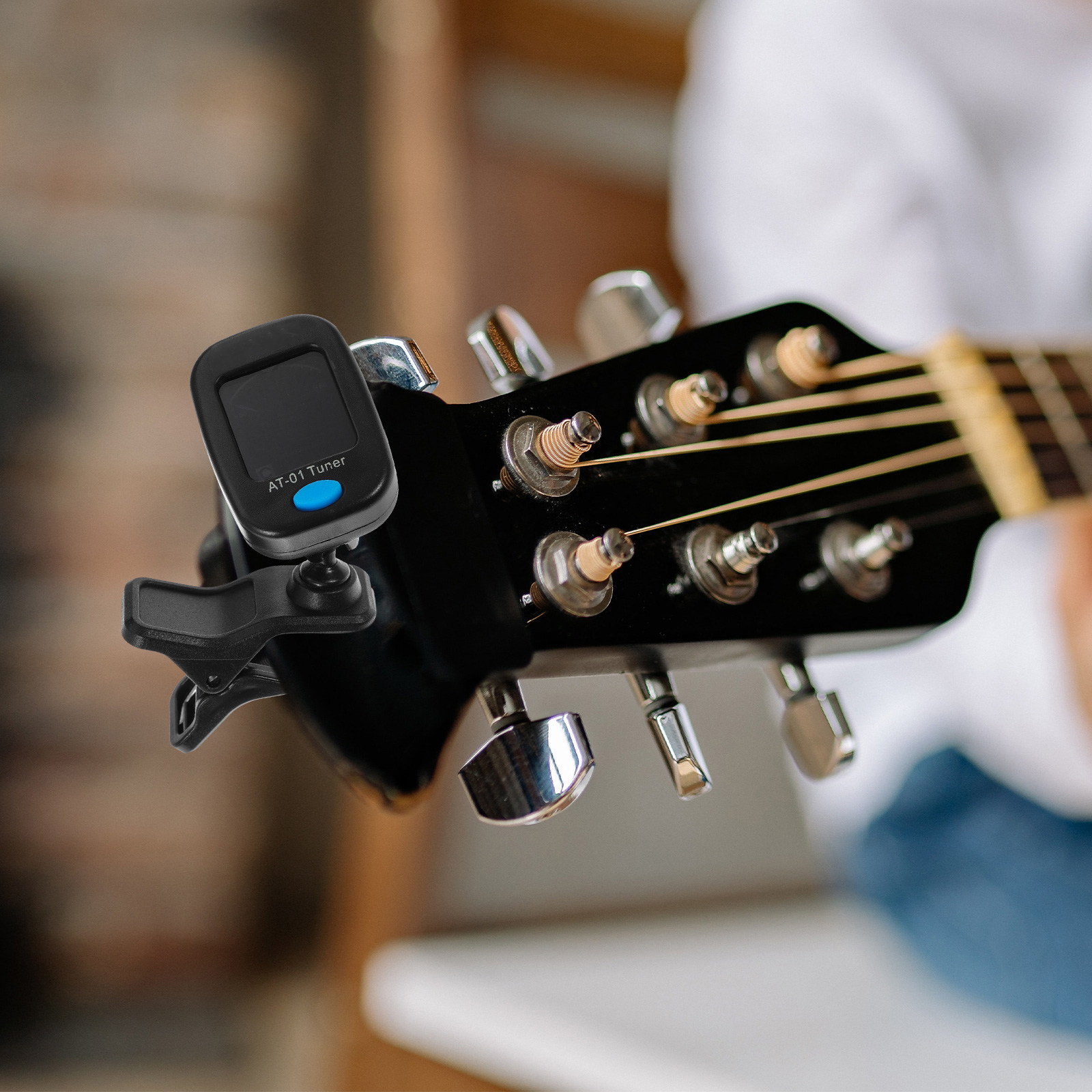 Guitar Tuner Clip - Universal Tuner for Guitar Violin Ukulele