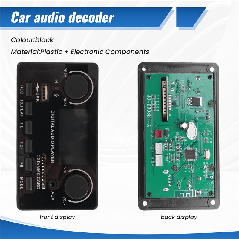 LCD Display Bluetooth 5.0 MP3  - Audio Music App review and price