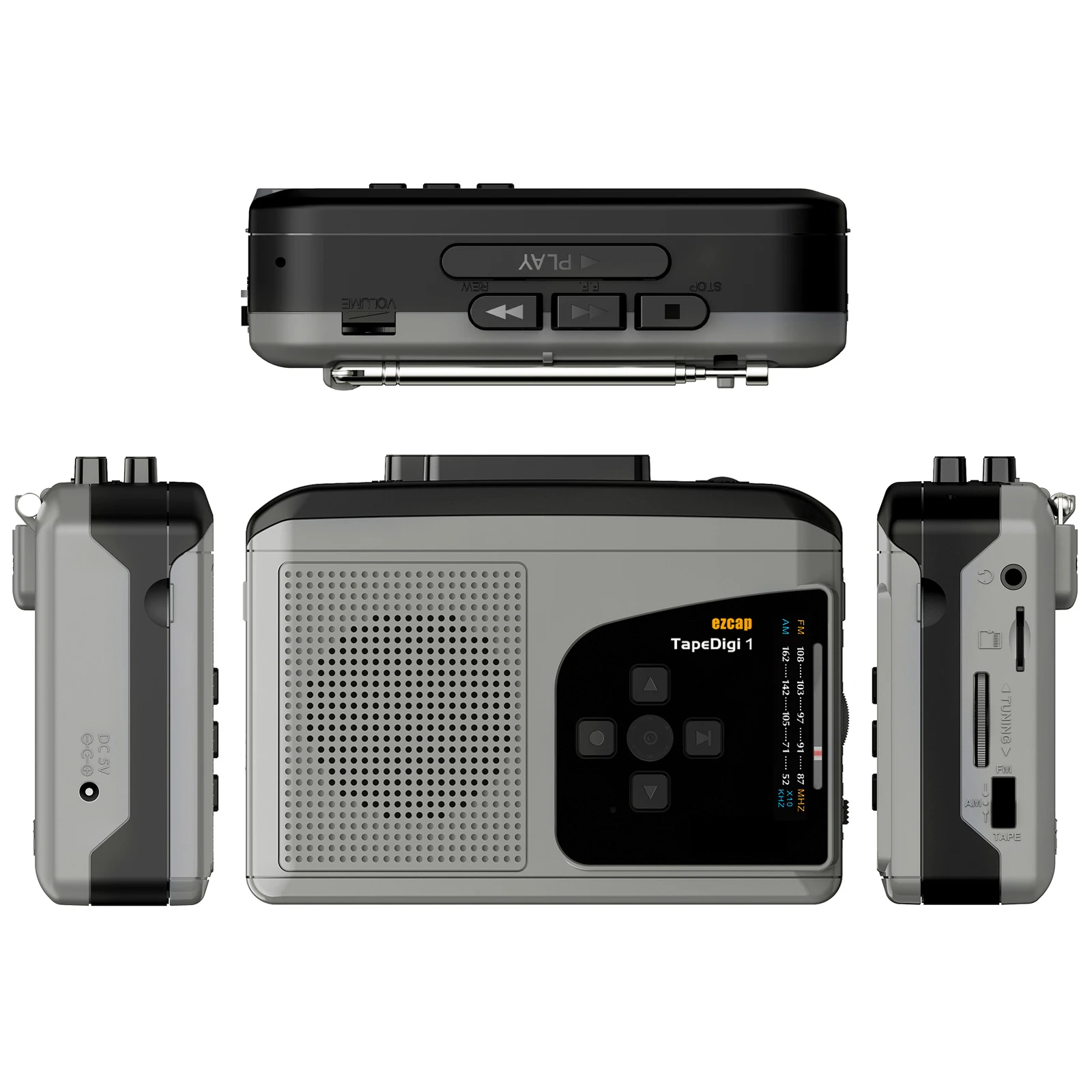 Cassette Tape Player Portable  - Audio Music Mp3 review and price