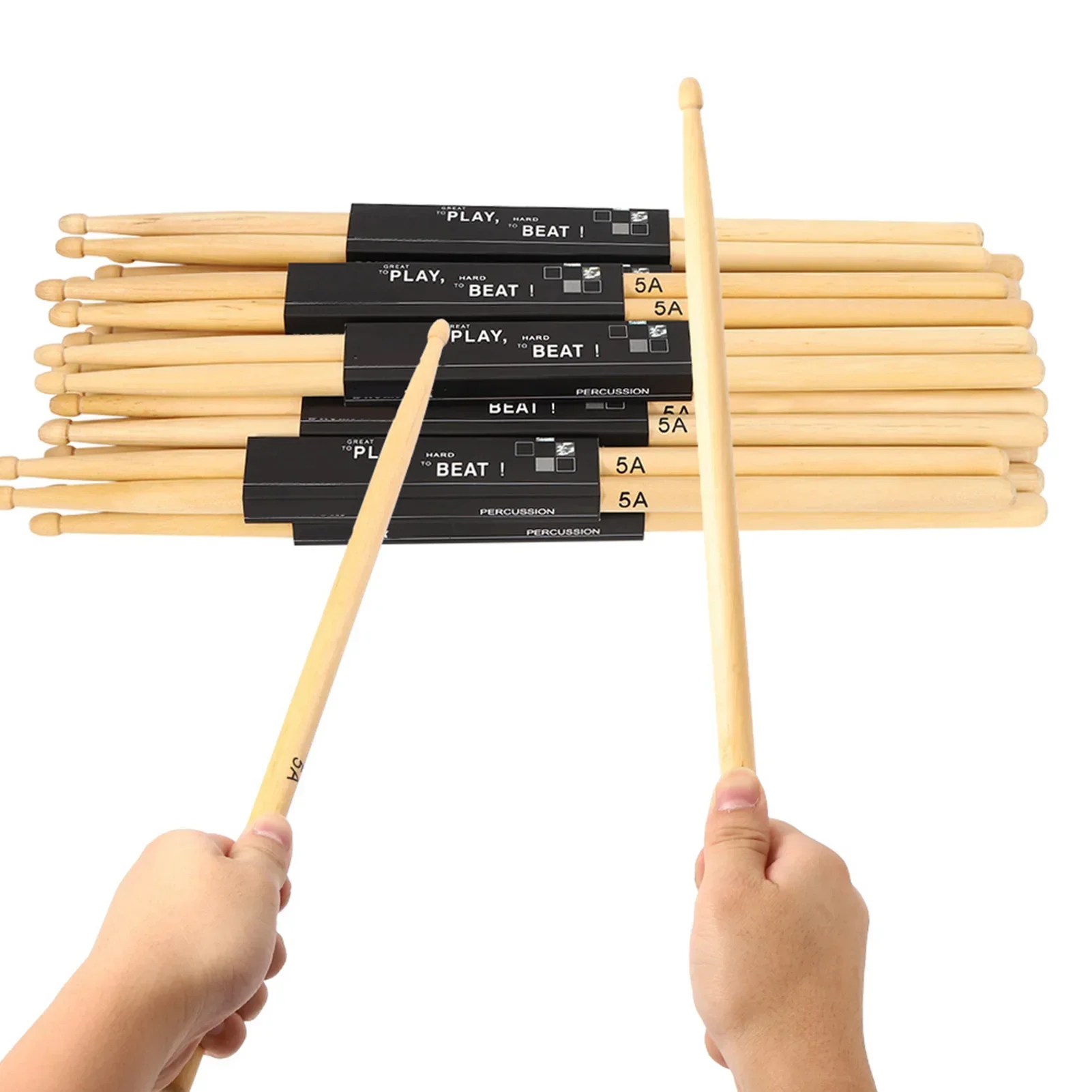 12Pairs Teardrop‑shaped Stick  - Drum Stick 5A review and price