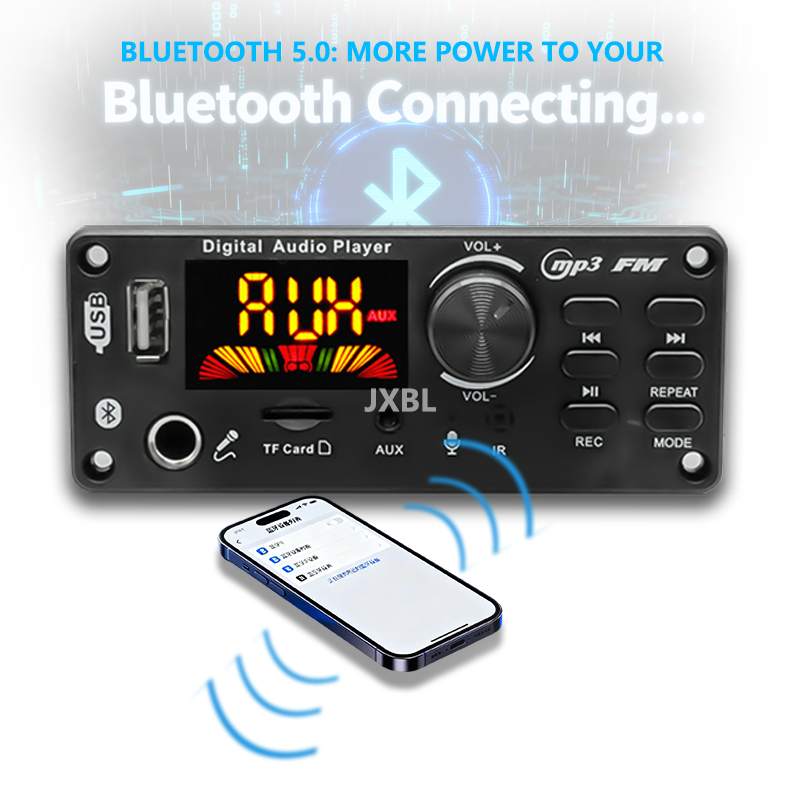 80W Bluetooth 5.0 MP3 Decoder  - Audio Music App review and price