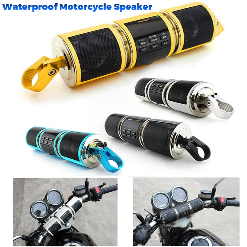 Motorcycle Audio FM Radio AUX  - Audio Music Mp3 review and price