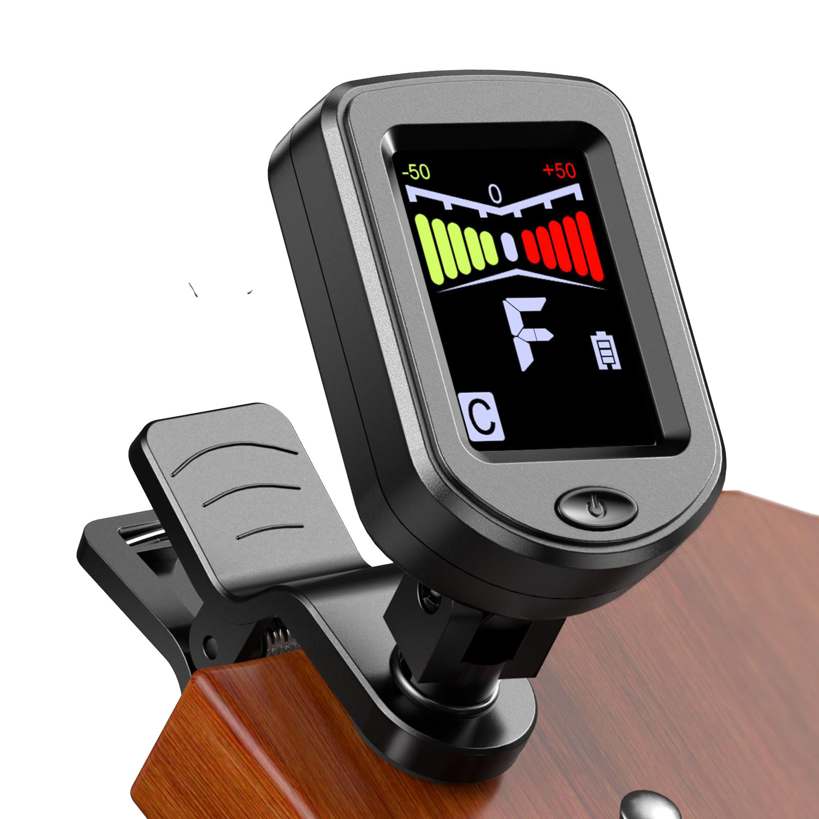 Clip-On Guitar Tuner with Regu - Guitar Tuner Clip review and price